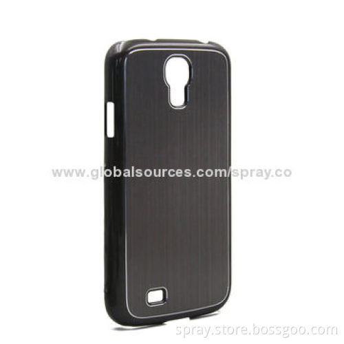 Brushed Aluminum Cover for Samsung Galaxy S4, Various Colors Available